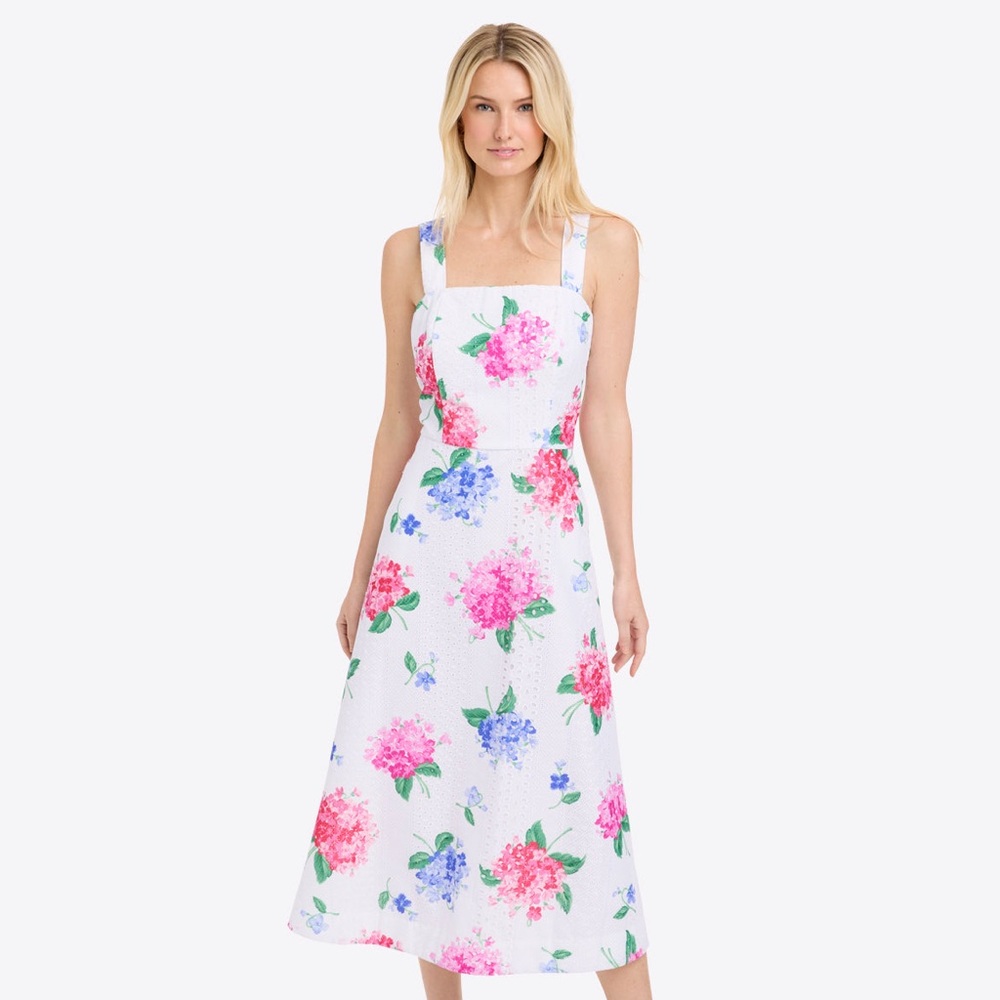 NWOT Josephine Love Circle Dress in Printed Hydrangea